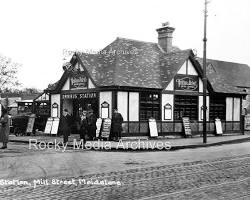 old Mill Street bus station booking office in Maidstone, Kent