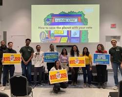 Image of group of people holding hands, symbolizing community and decentralization