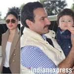 Taimur Khan twinning with daddy
