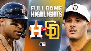 Astros Vs Padres