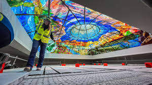 Stunning Stained Glass Dome Adorns Utah Capitol Building