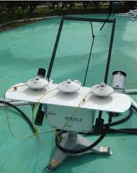 Solar monitoring Instruments – A pyrheliometer and three ...