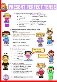 Present Perfect - Many Exercises