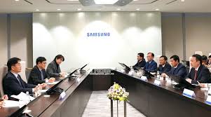 Đoàn công tác của tỉnh Thái Nguyên làm việc với Samsung Electronics