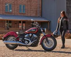 Imagen de una motocicleta Indian Motorcycle moderna