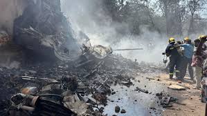 Plane carrying 242 people crashes outside airport in western Indian city of Ahmedabad