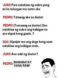 Funny Jokes Tagalog Knock Knock | Funny Jokes | Pinterest | Funny ... via Relatably.com