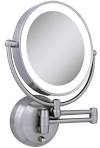 Lighted extendable makeup mirror