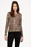 Animal Print Cardigan - ShopStyle UK