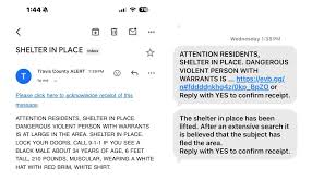 South Austin residents say a shelter-in-place alert looked like a phishing scam. It wasn't