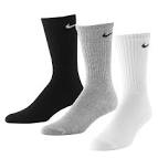 M: Nike Men s Dri-Fit Cotton Cushioned Socks Pair