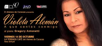 Violeta Alemán presenta A que cantas conmigo en el Ateneo de Caracas - Banner1