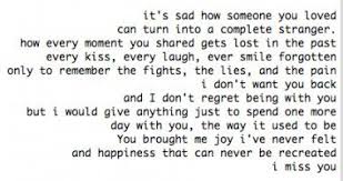 Sad Quotes About Your Ex. QuotesGram via Relatably.com