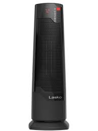 Lasko 22  1500W Oscillating Ceramic Tower Space Heater with Remote  Black  CT22835  New