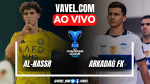 Al-Nassr x Arkadag AO VIVO, jogo em tempo real pela AFC Champions League Two