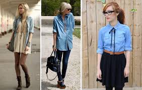 Resultado de imagem para camisa jeans look