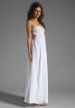 White bandeau maxi dress