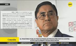 ¡Urgente! Hinostroza: Piden 18 Meses de Cárcel. ¿Qué Sucedió?