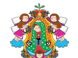 Resultado de imagen para virgen de guadalupe caricatura