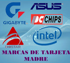 Resultado de imagen para 4 marcas de placa madre
