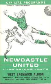 Image result for newcastle v West brom programme