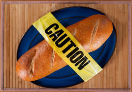 baguette with caution tape