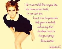 I don&#39;t want to look like anyone else. ~Emma Watson #quote ... via Relatably.com