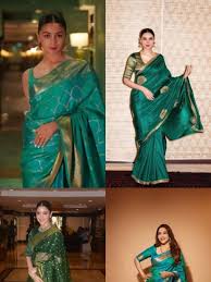 Navratri 2025: Bollywood-inspired ethnic looks in green for day 5