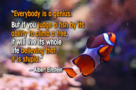 By Albert Einstein Quotes About Fish. QuotesGram via Relatably.com