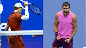 Jannik Sinner in azione