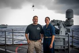USS Nimitz: Father-Daughter Serve Together Amidst South China Sea Drills
