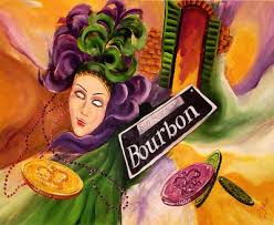 Image result for New Orleans mardi gras art