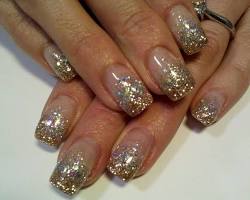 Image de Gold or Silver Glitter Nail Art