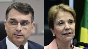 Flávio Bolsonaro chama senadora Tereza Cristina de “vózinha”