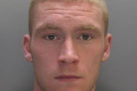 Caernarfon man Dean Riley, 22, was jailed for 28 months for breaking a man&#39;s jaw in two places - DeanRiley