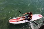 Used inflatable paddle board