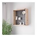NORN ÄS Glass-door wall cabinet, pine Wall Cabinets, Ikea and