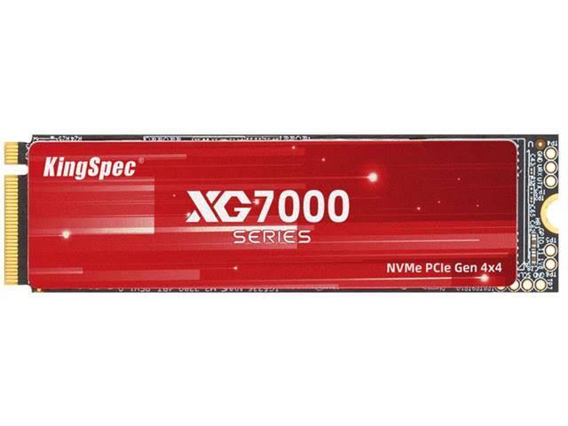 KingSpec XG 7000 1TB M.2 2280 PCIe Gen 4.0x4 NVME 1.4 Speed up to 7400MB/s Write Speed up to 6600MB/s Internal Solid State Drive for PS5 PC Desktop La