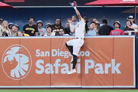 Tatis makes spectacular catch to rob Devers of a 3-run home run