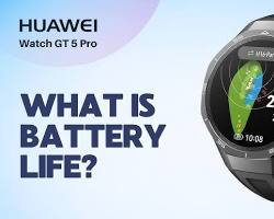 Image de HUAWEI Watch GT battery life