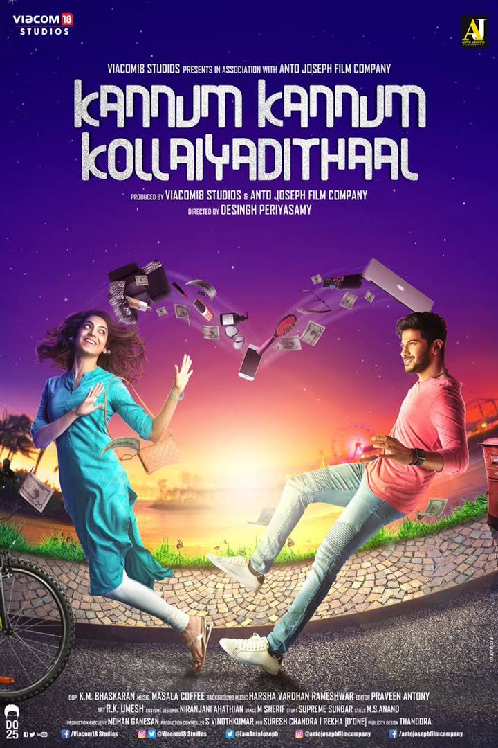 Download Kannum Kannum Kollaiyadithaal (2020) Hindi Dubbed Full Movie 480p | 720p