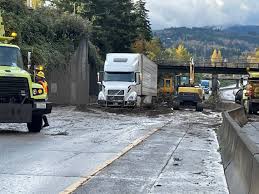 Landslide blocks Interstate 5 in Bellingham amid deluge of water. More 
heavy rain possible