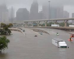 Image of Hurricane Harvey flooding in Houston
