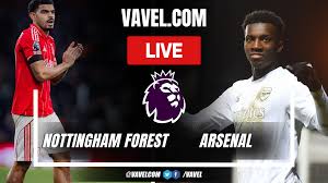 Nottingham Forest vs Arsenal LIVE Score Updates in Premier League Match