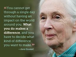 Jane Goodall: Hero by Lydia B on Prezi via Relatably.com