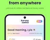 Image of Survey Junkie app interface