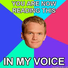 Image result for reading in my voice