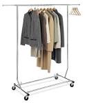 Toj Clothes Rack Stylish wardrobe furniture in grey steel and ash