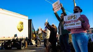 “Teamsters Warn of Impending UPS Strike if Pay Agreement is not Reached by Friday”