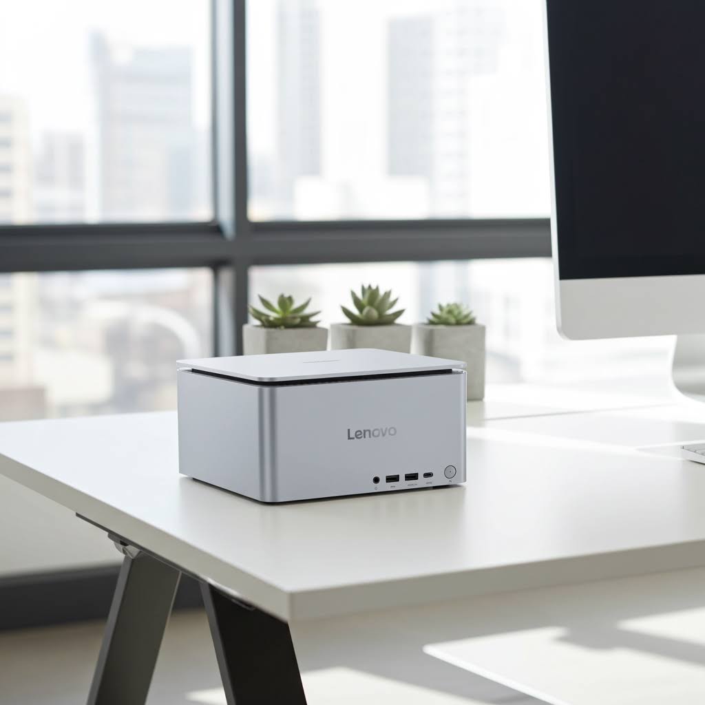 Lenovo ThinkCentre Neo Ultra Gen 2 Intel® Core Ultra 9 285 vPro® Prozessor E-Kerne bis zu 4,60 GHz P-Kerne bis zu 5,40 GHz, Windows 11 Home 64, 512 GB SSD M.2 2280 PCIe 4.0 TLC Opal, Unterstützt bis zu 7 unabhängige Displays